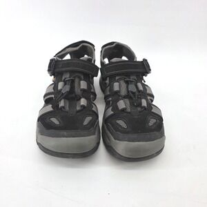 Teva Omnium 2 Mens Black Grey Hiking Water Sandals Size 9 Closed Toe Hikin